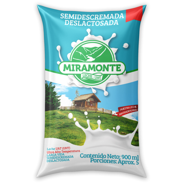 Leche UHT Semidescremada Deslactosada